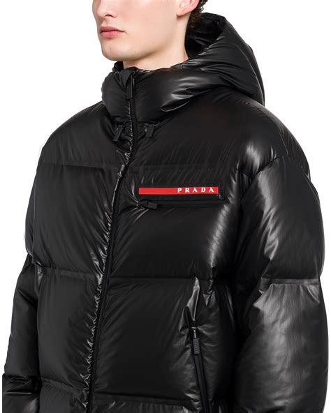 prada nylon hooded jacket.